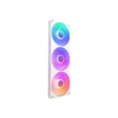 NZXT F Series F360 RGB Core 120mm White Fan - High-Performance Cooling with Stunning RGB Lighting - Single Pack